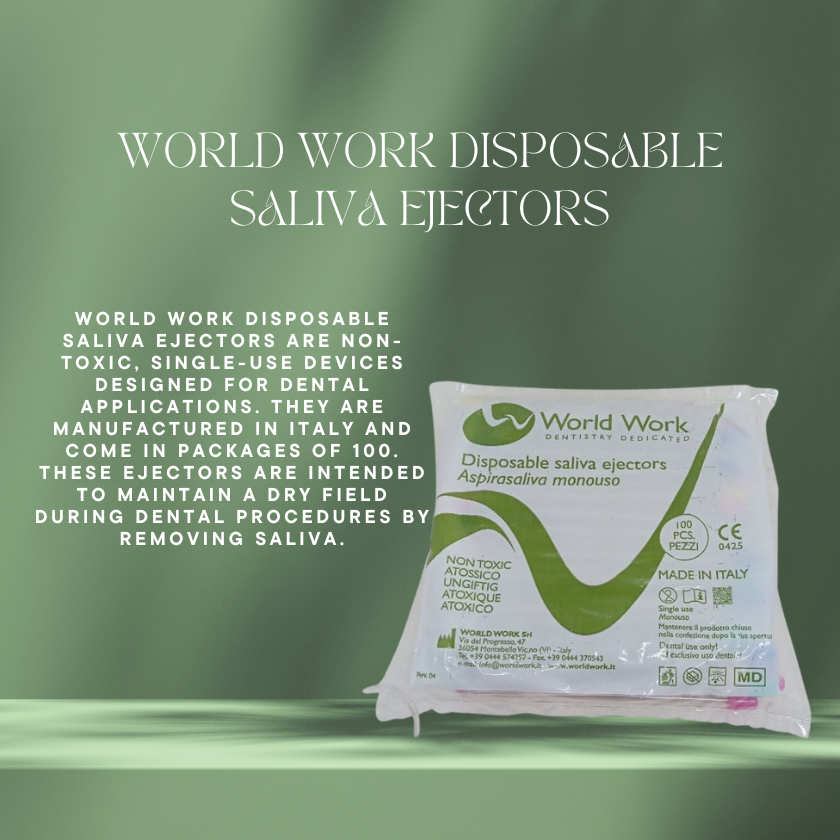 SALIVA EJECTOR (World Work Disposable)100pcs. SALIVA EJECTOR (World Work Disposable)100pcs.